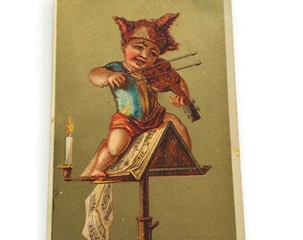 Antieke Franse Chromo Trade Card,