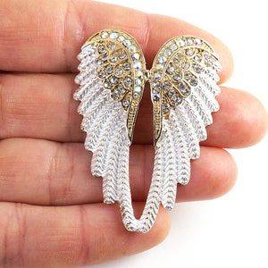 Angel cheap wings brooch