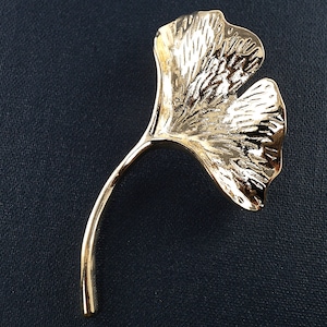 Vintage Brooch - Art Nouveau Jewelry - Ginkgo Jewelry