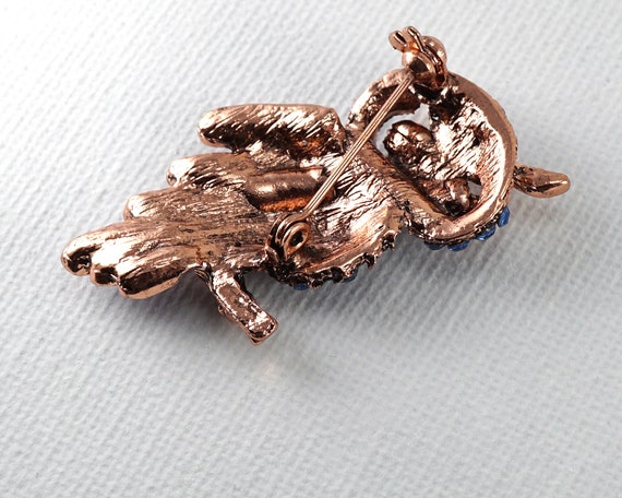 Broche hbou fate man épngle hbou bleu bjoux brodés - Etsy France
