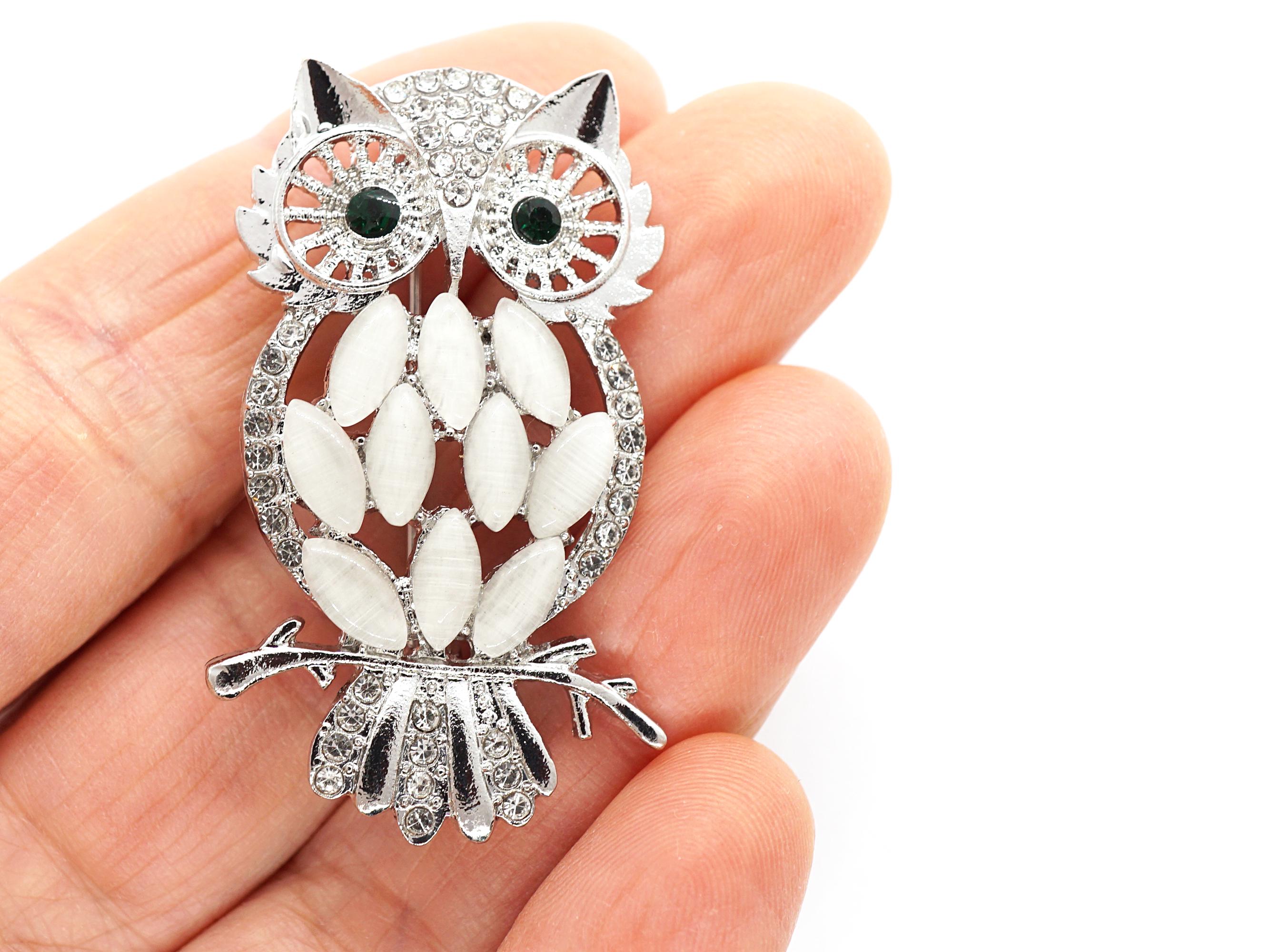 Épingle oiseau vintage inhabituelle - broche à chapeau, broche oiseau, épingle d'art faite main étrange - France