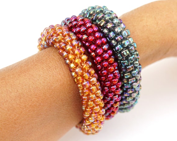 Beaded rope bracelet sale