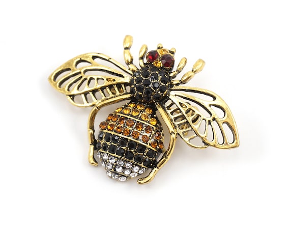 HALCYON DAYS Giant Bee Brooch