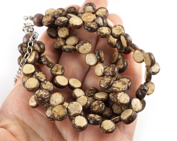 ON VACATION Natural Coconut Wood Bracelet, Multi … - image 5