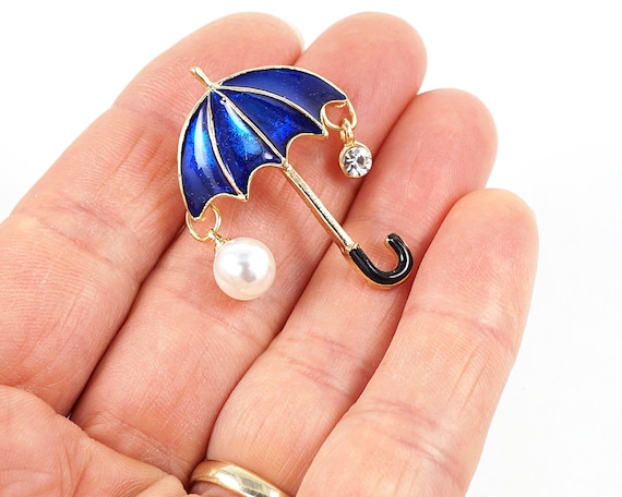 Umbrella brooch on sale