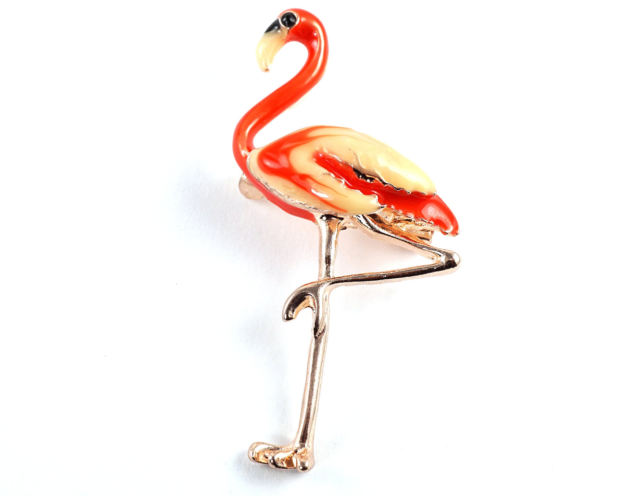 Flamingo brooch hot sale