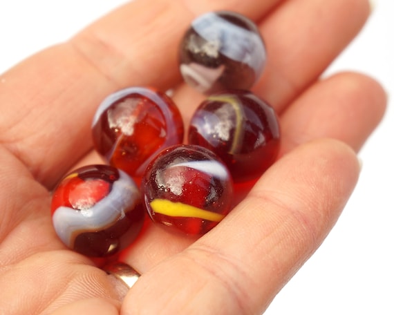 Popular items for red marble on   Glass marbles, Red glass, Black and  gold marble
