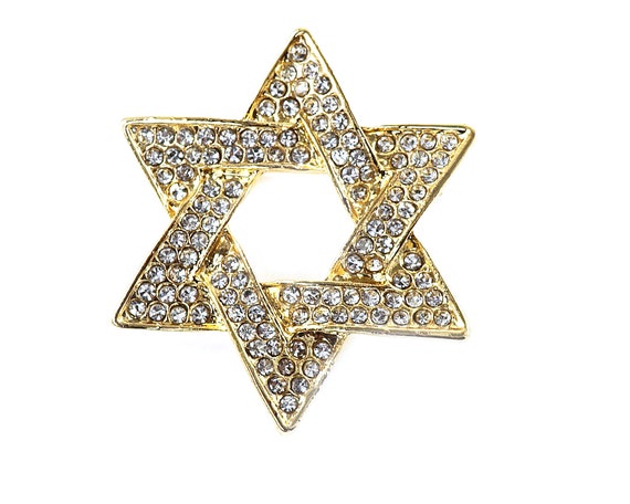 Broche étoile à 6 Branches Avec Boules - Bijou Vintage Ou Fantaisie, Occasion