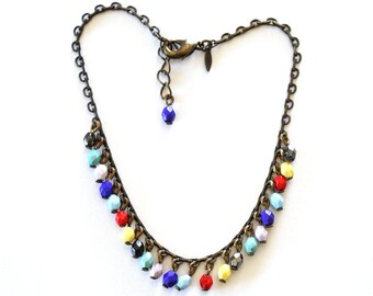 Pendentif en argent massif + émail 19e siècle bijou régional