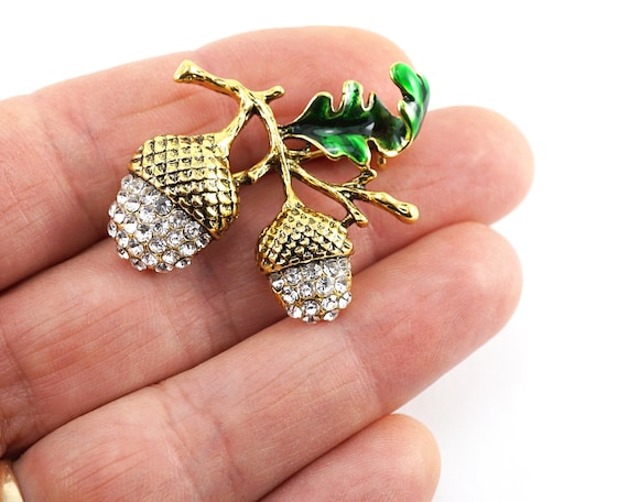 Acorn brooch sale