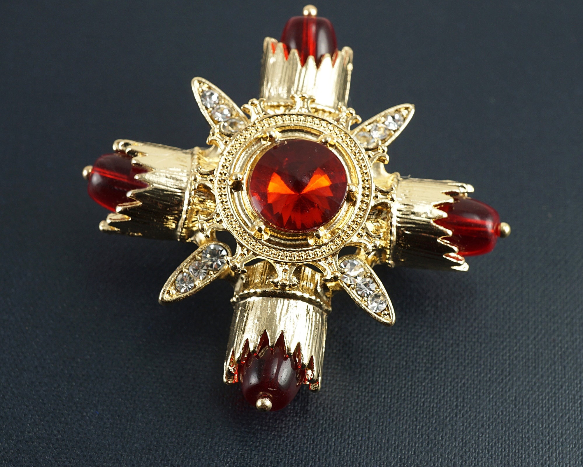 Maltese cross hotsell brooch