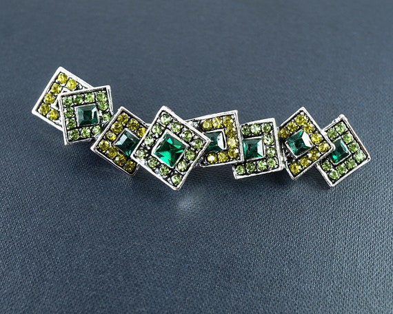 GIGAJEWE 1.5ct bracciale colorato in stile Art déco Moissanite 925 argento Vinta GIGAJEWE 1.5ct bracciale colorato in stile Art déco Moissanite 925 argento Vinta