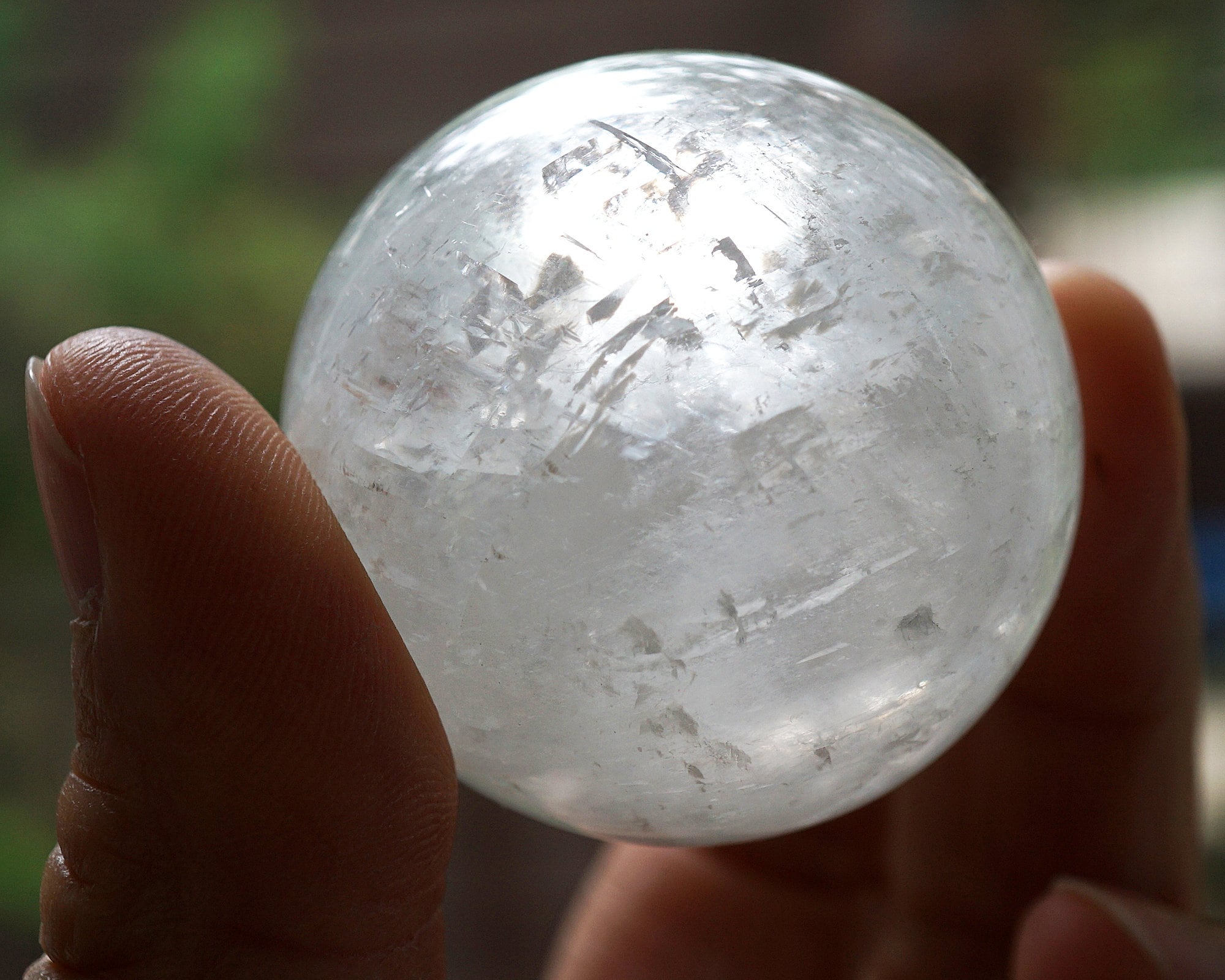 Large Rock Quartz Crystal Ball Clear Quartz Sphere Big Natural Etsy