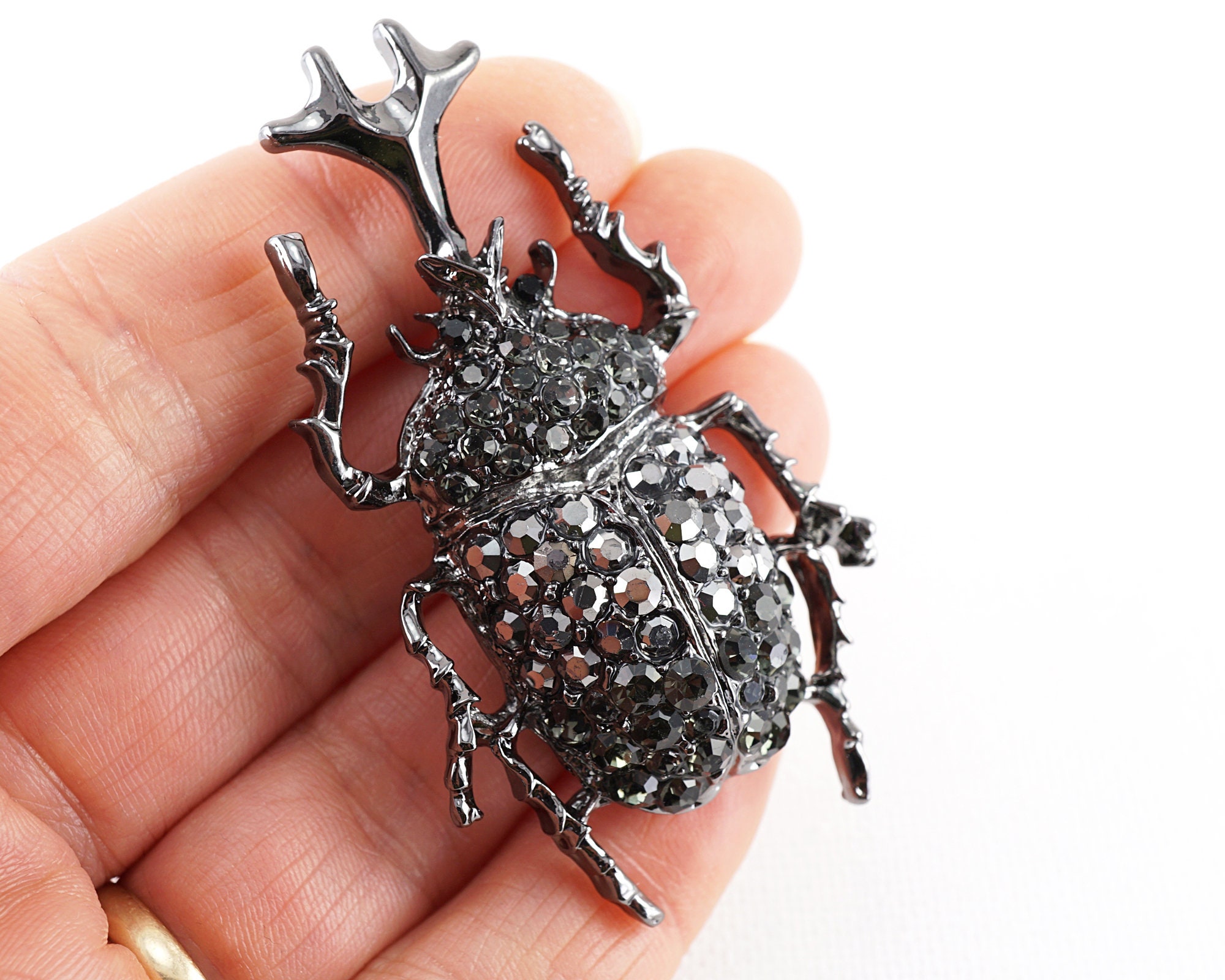 ビンテージ カブトムシ ブローチ 楽天市場】クワガタとカブトムシのブローチ 珍しい虫ブローチ