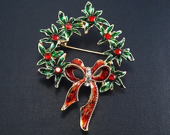 Unica Spilla Natalizia Di Babbo Natale Jingle Bell Pendente Dastoncino