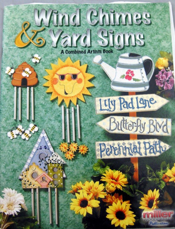 Wind Chimes Yard Signs A Combined Artists Book A Etsy