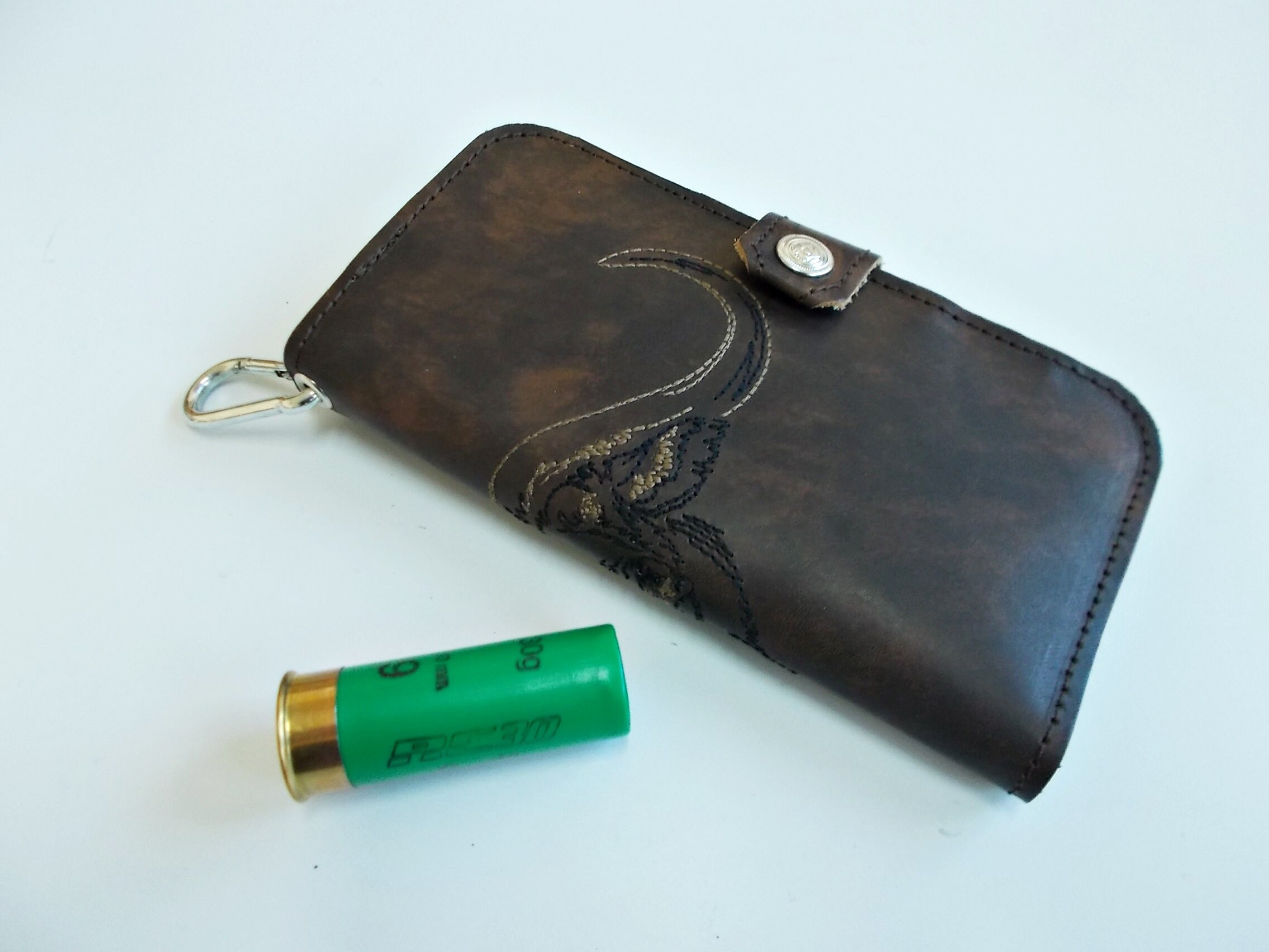 Mens leather wallet Hunting Pocket wallet Safari Mens Etsy