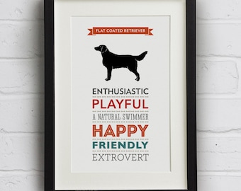 flat coated retriever merchandise