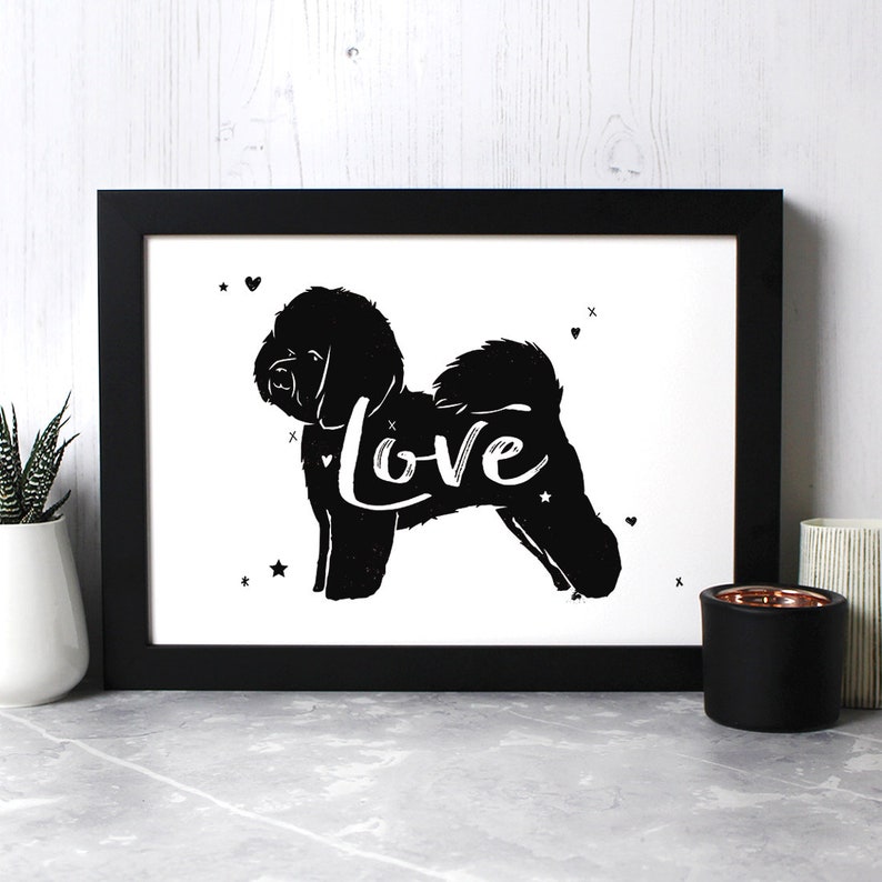Bichon Frise /'Love/' Print