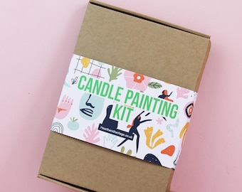 Candle Painting Kit for Adults, Creative Gift, Crafting, Crafting Gift.