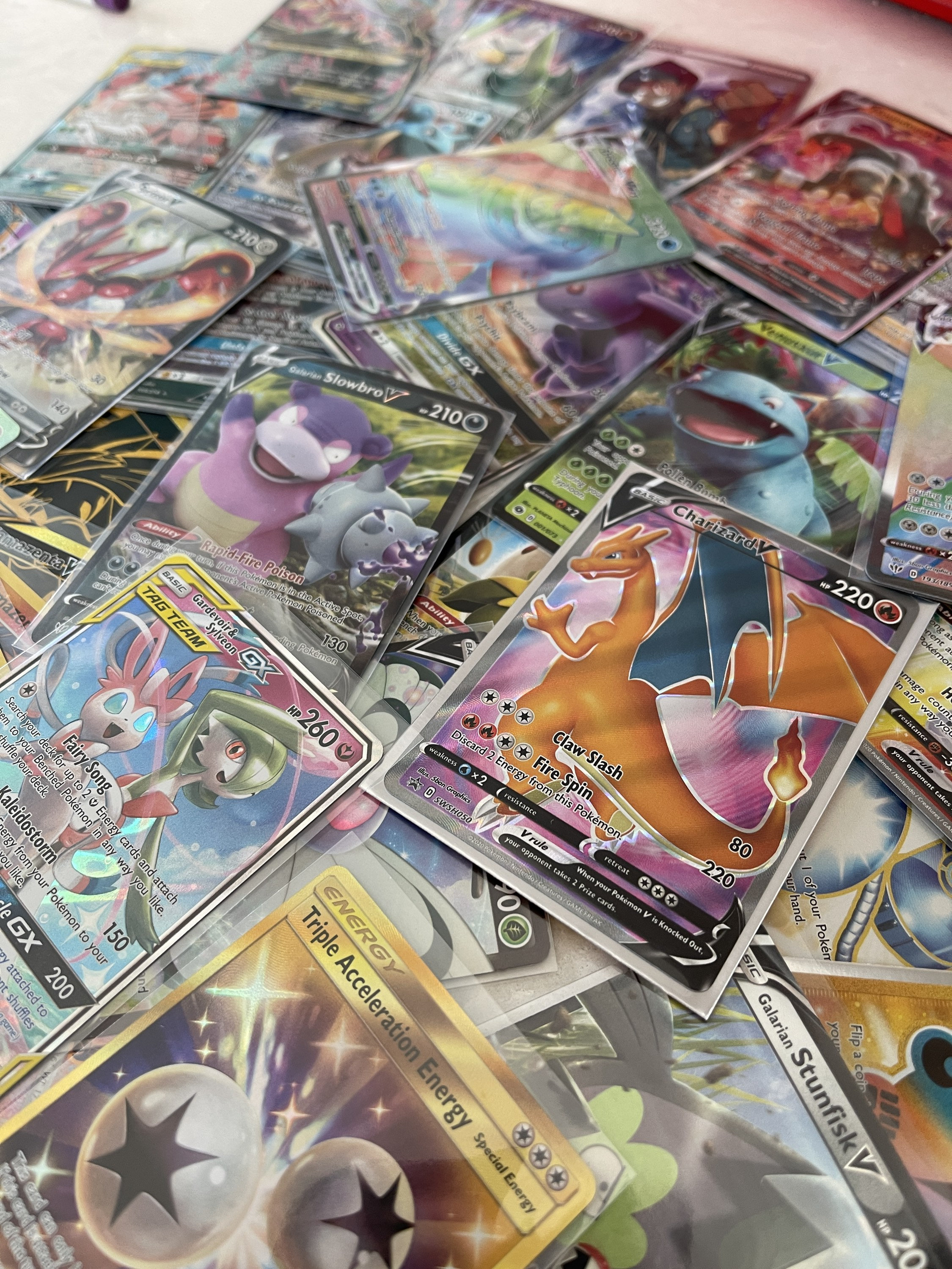Pokemon Card Mega Lot 100 Cards GUARANTEED 2 V/VMAX Etsy