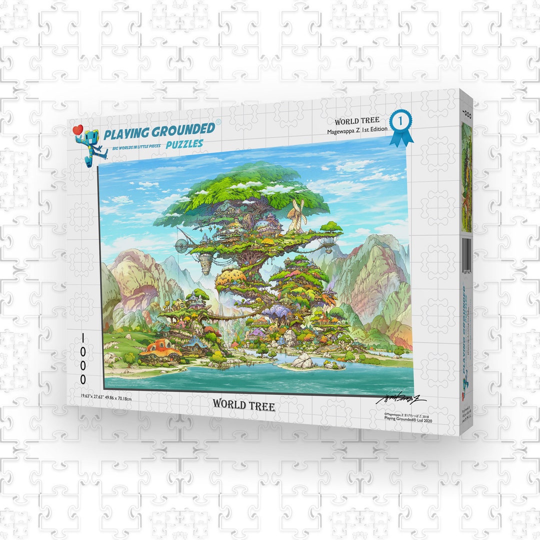 World Tree | 1000 Piece Puzzle | Whimsical Art | Eco Art