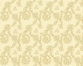 Kim Diehl Butter Churn Basics Creme Beige Spiral Vines, Henry Glass Fabrics by the Yard 6556 44