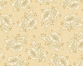 Kim Diehl Butter Churn Basics Beige Floral With Hint of Teal, Henry Glass Fabrics by the Yard 6284 33