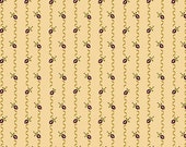 Kim Diehl Butter Churn Basics Beige Coffee Bean Stripe With A Hint Of Purple, Henry Glass Fabrics by the Yard 6558 33