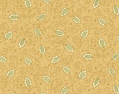 Kim Diehl Butter Churn Basics Leaves On Tan With Hint of Green, Henry Glass Fabrics by the Yard 6559 33
