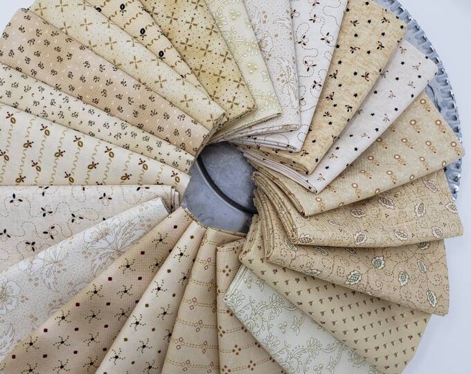 Butter Churn Basics by Kim Diehl. Fabric for Quilting. 22 Fat Quarters