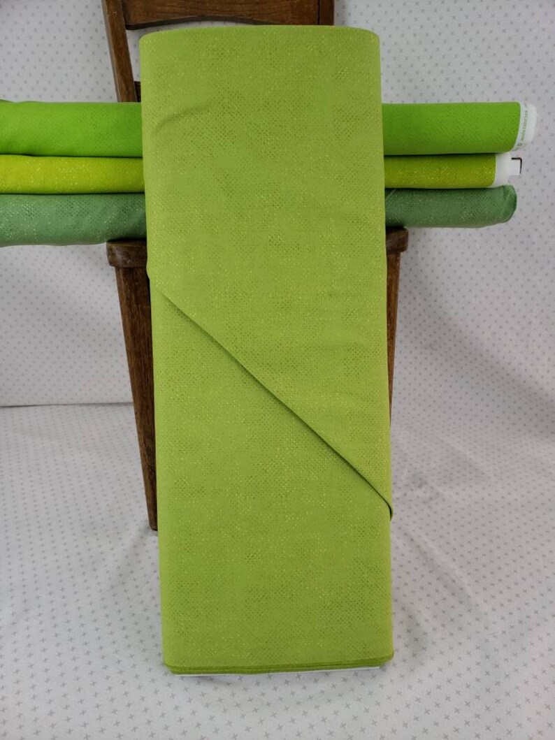 Pistachio Light Green Spotted Solid From Moda Fabrics Fabric Etsy