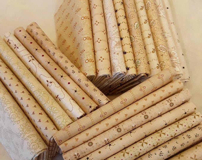 Butter Churn Basics by Kim Diehl. Fabric for Quilting. 22 Fat Quarters