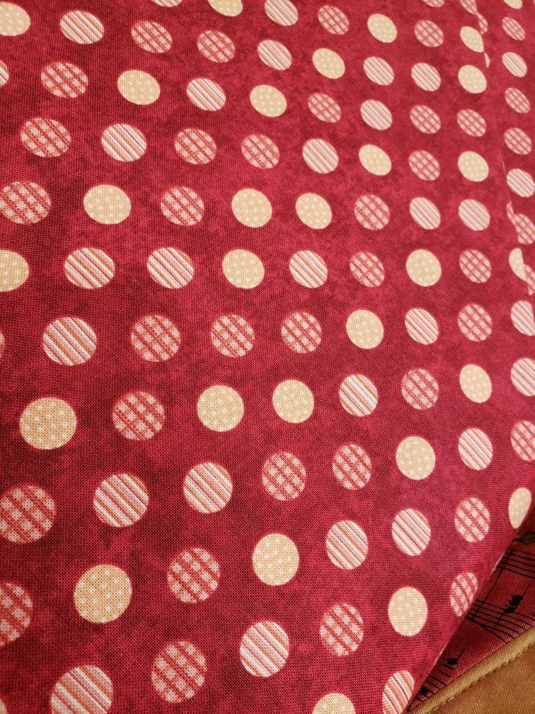 Yellow Polka Dots On Tomato Red Winging It By Buggy Barn For