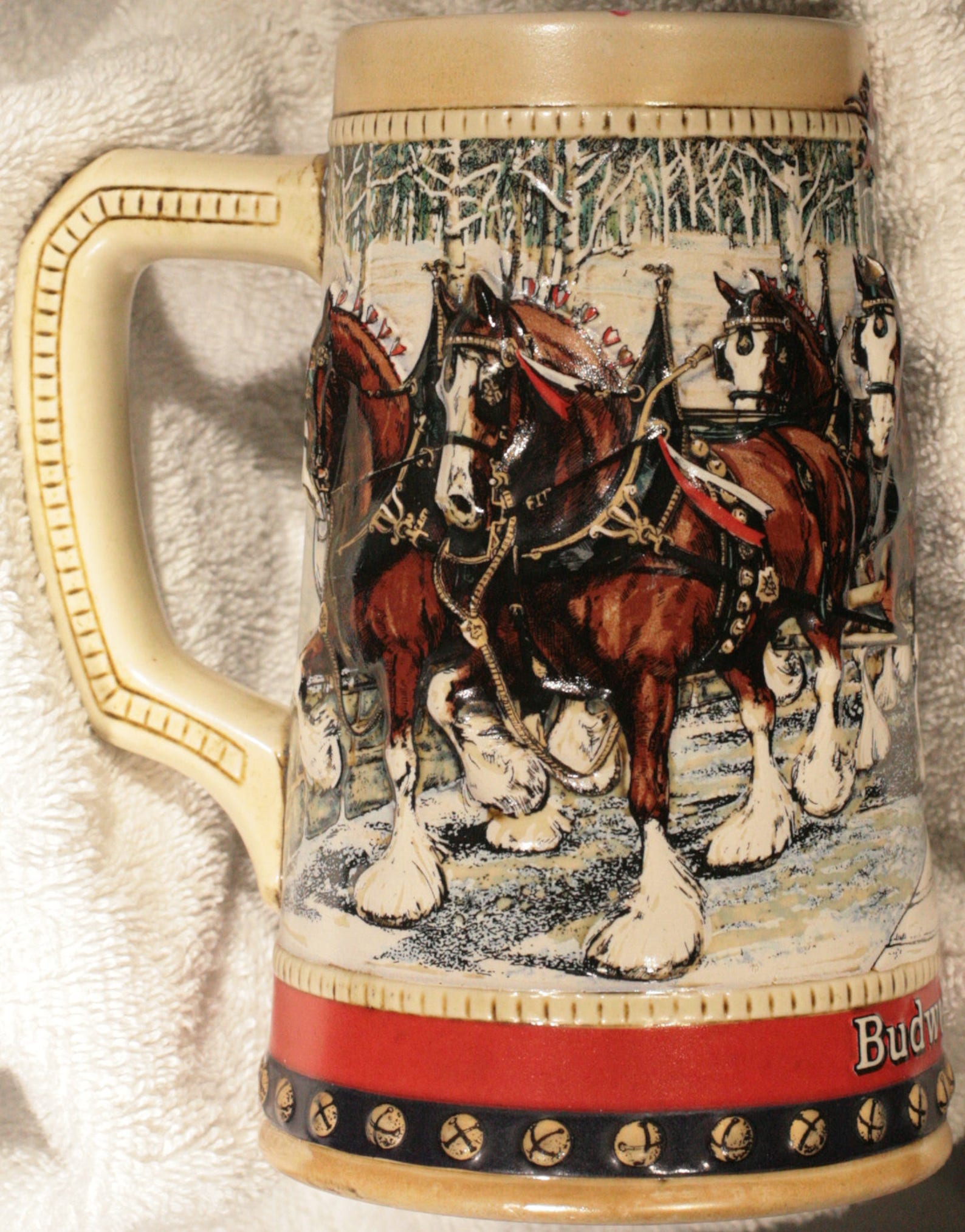 budweiser beer steins 1988