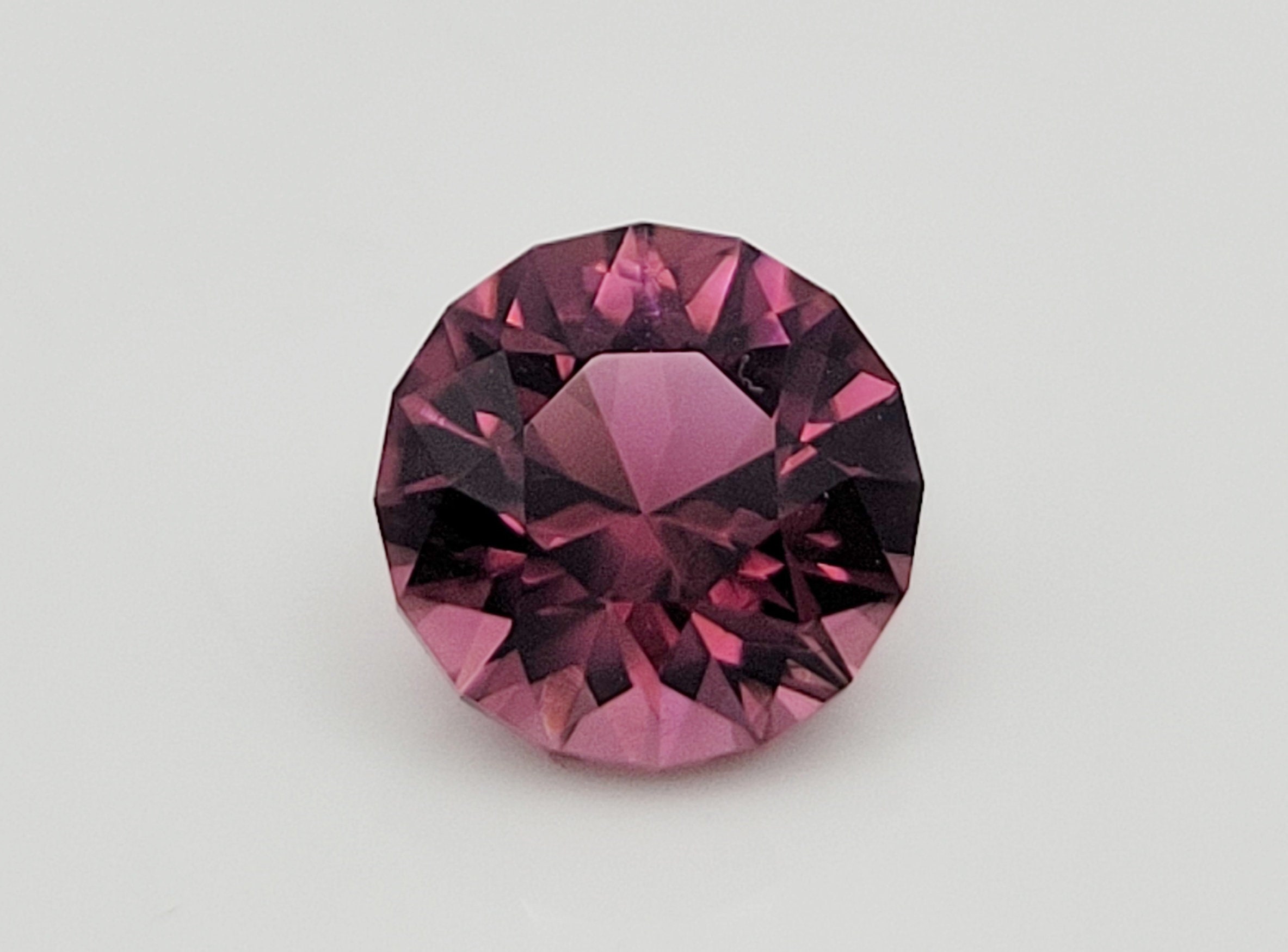 Rubellite Tourmaline Gemstone Loose 1.89 Carats Round Etsy