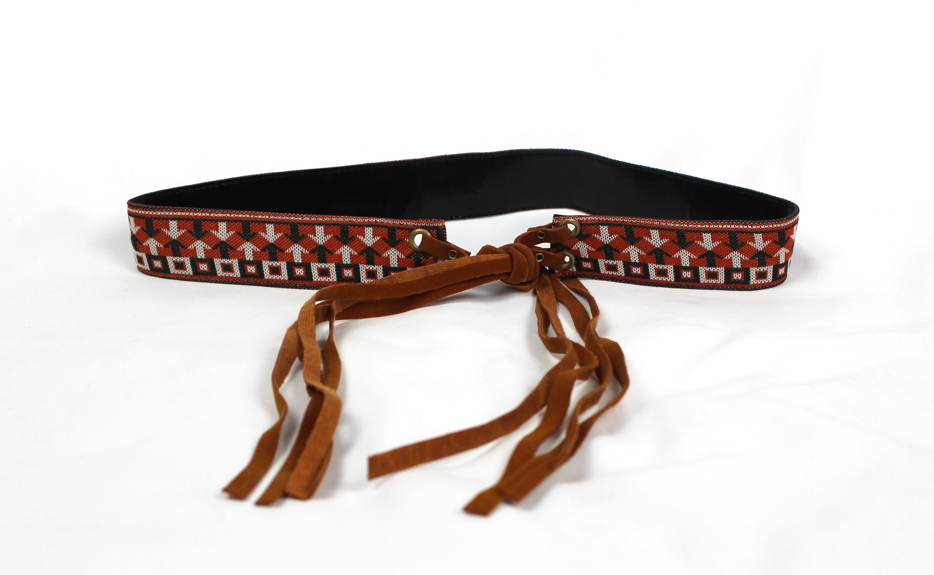 Vintage Fringe Belt - Etsy
