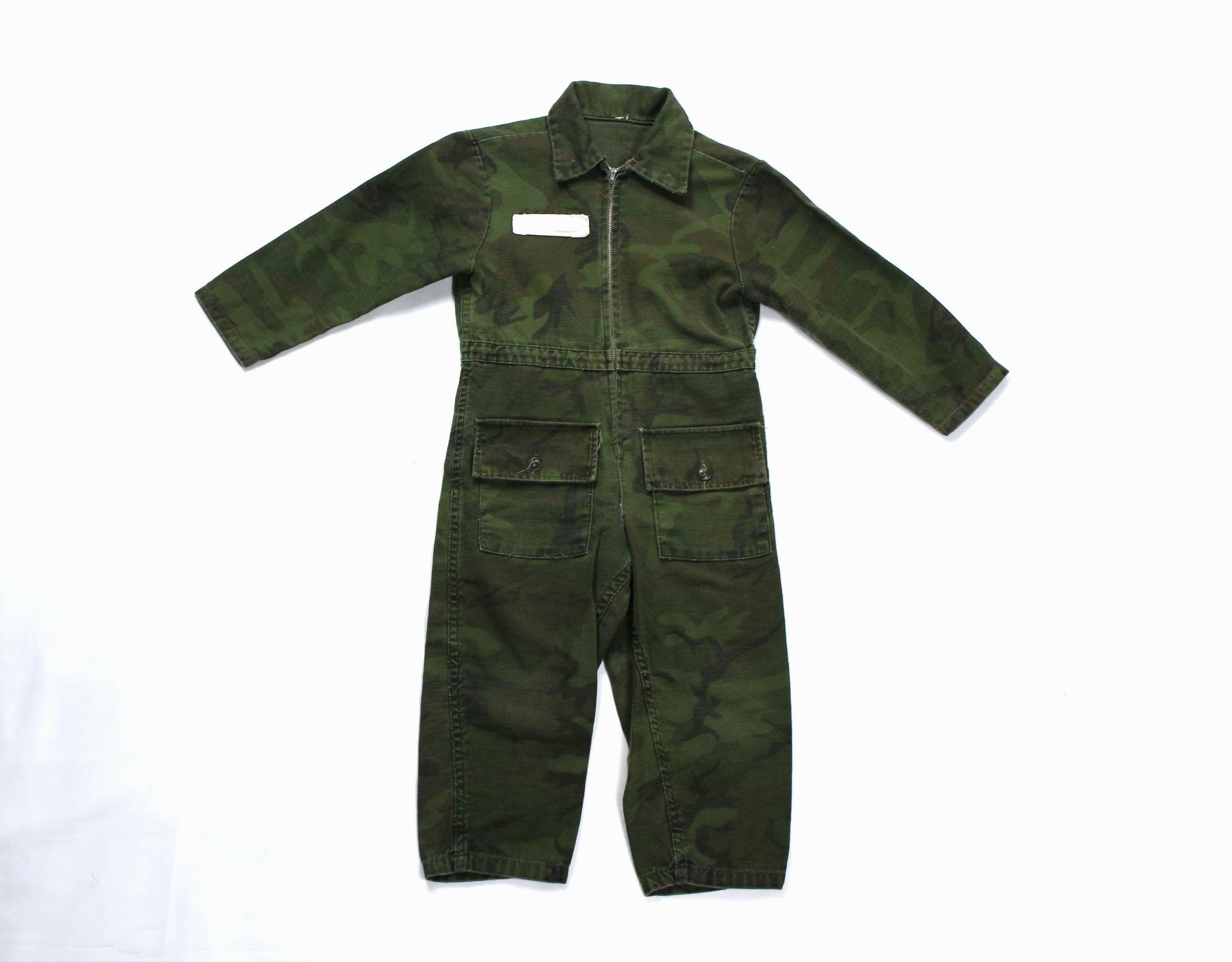 【CLASSICO】 Military Overalls SE Green / FLCCDA2U06 US Army USGI Military UTILITY Coveralls OD Green ZIPPER