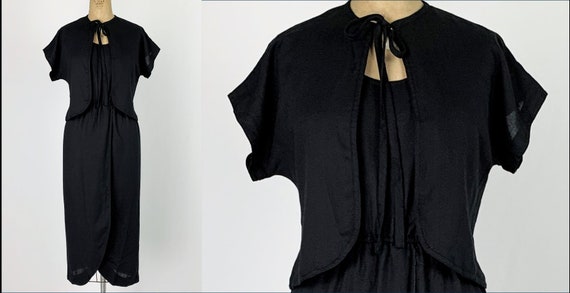 Vintage 1950s/50s Beach Bathing Suit Cover-Up Dres