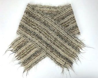 Vintage 1970s/70s Bloomingdales Scottish Mohair Knit Scarf