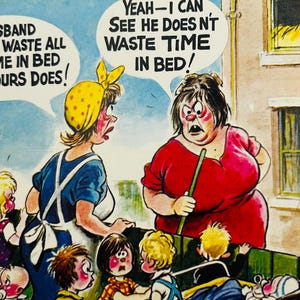 1950s unused vintage cheeky / rude novelty /postcard
