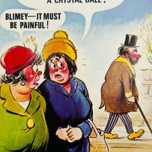 1950s unused vintage cheeky / rude novelty /postcard