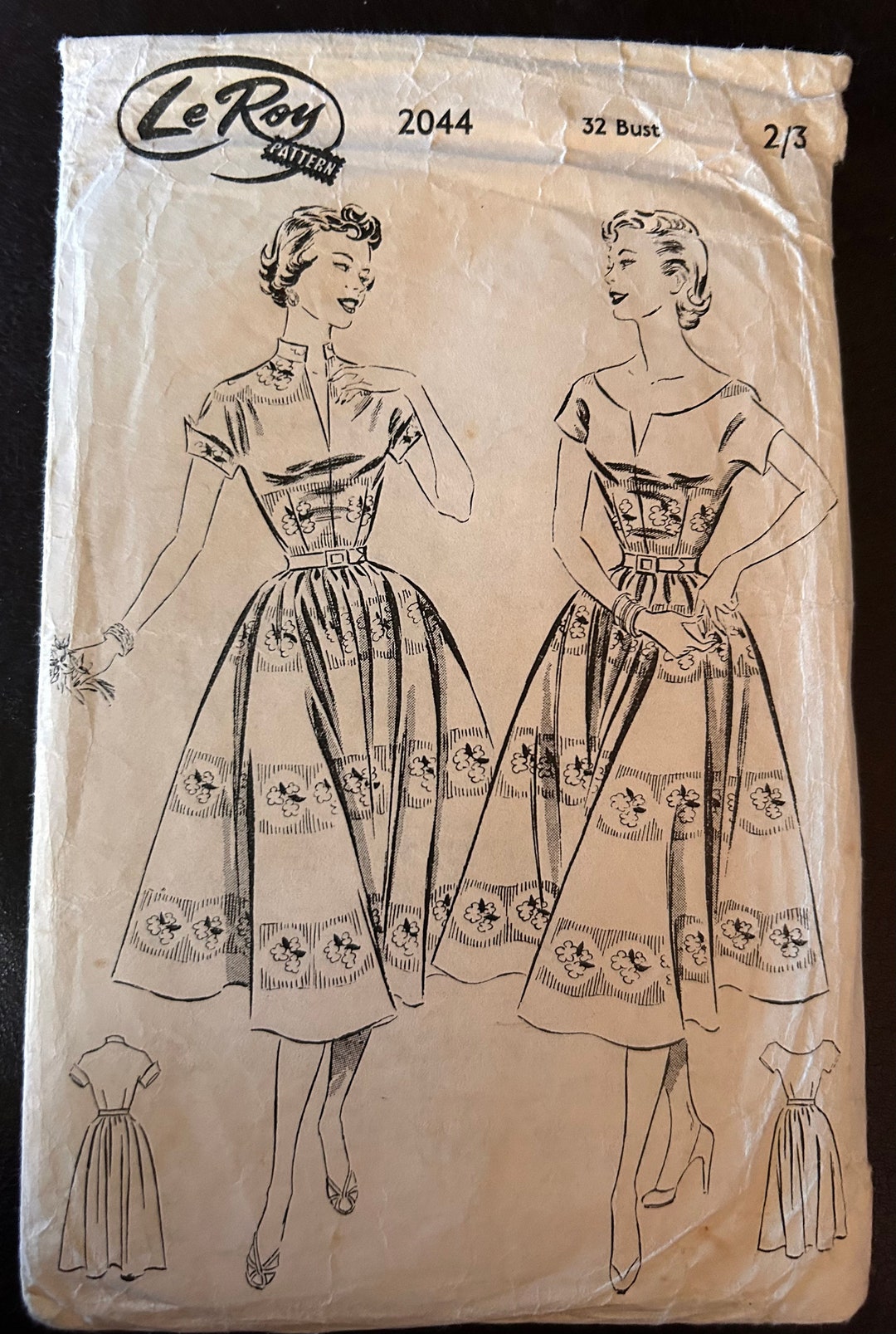Vintage 1940s Two Way Dress Pattern /32” Bust - Etsy