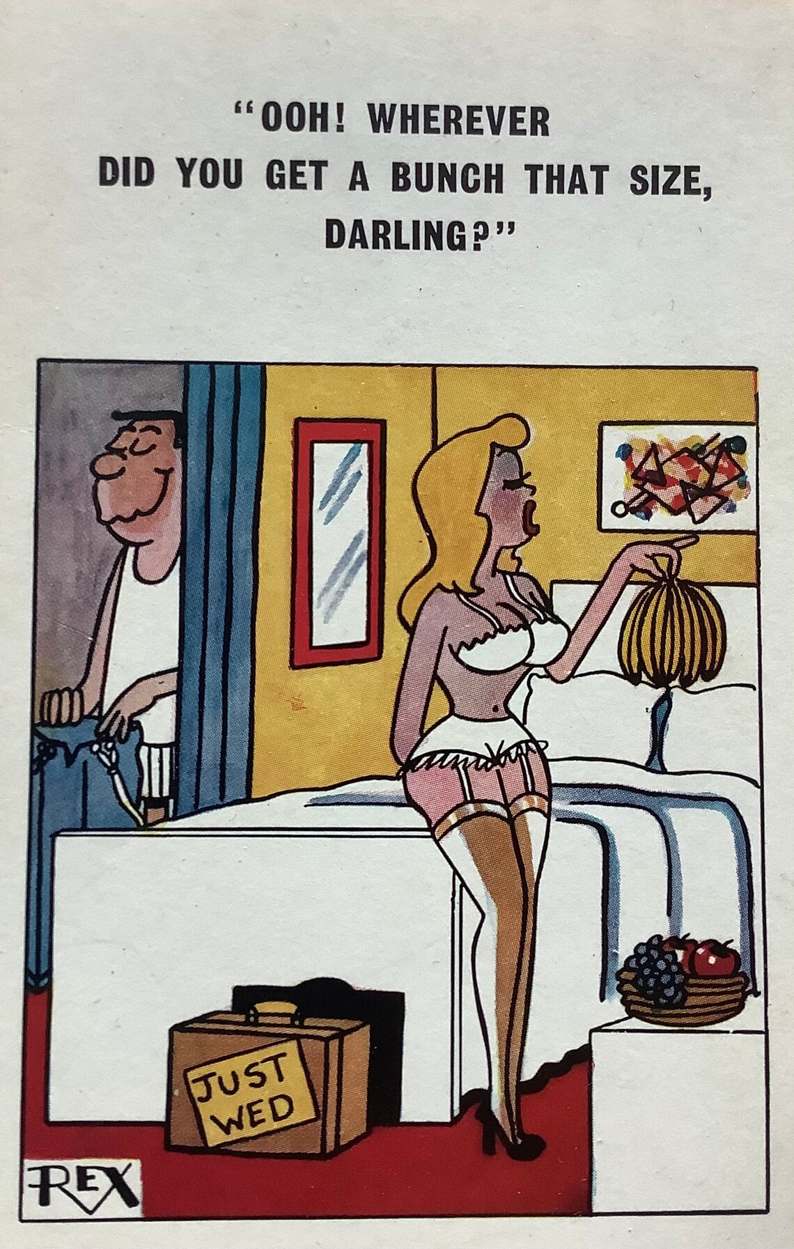 1950s Unused Vintage Cheeky Rude Novelty Postcard Etsy