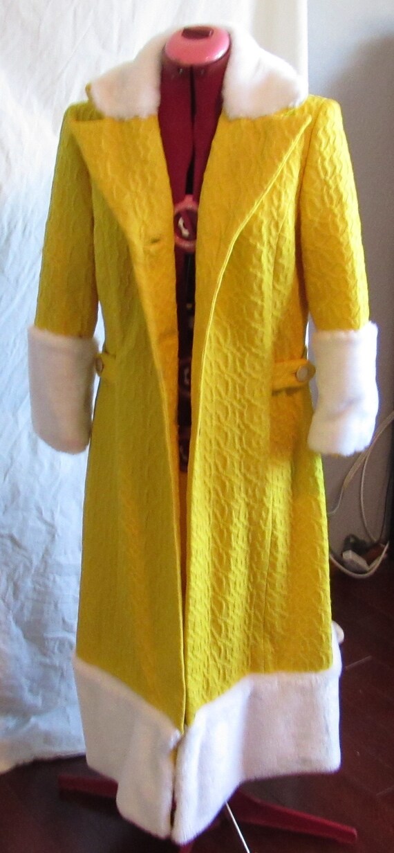 Edwardian Style Yellow Coat
