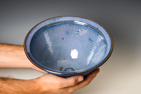Ceramic Serving / Decorative Bowl / Blurple Glaze #83