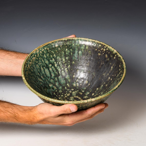 Ceramic Serving | Decorative Bowl | Green Glaze #5
