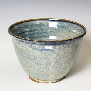 Ceramic Bowl in Blue & White Glaze, Stoneware Cozy Ramen Soup Cereal Serving Bowl 5