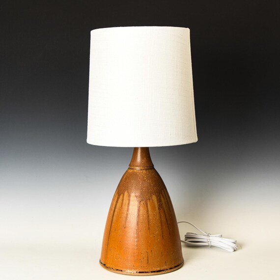 Ceramic Lamp, Stoneware Light #24 - Shade NOT Included