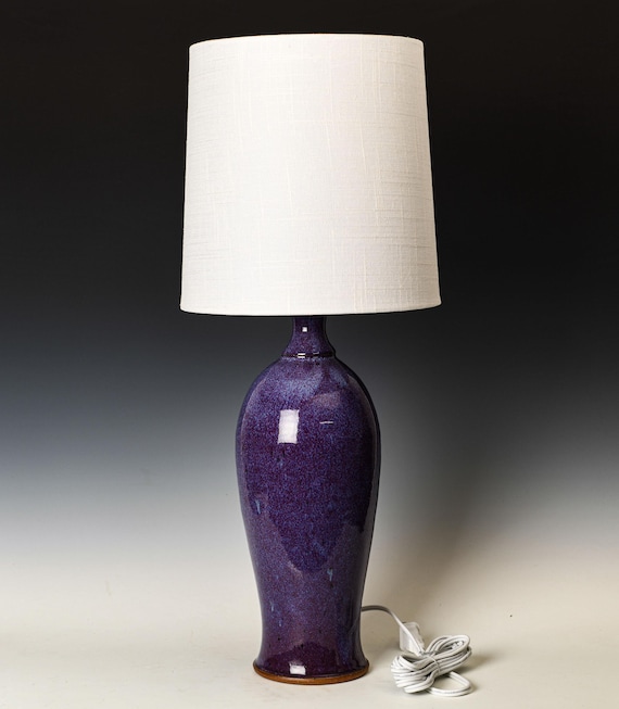 Ceramic Lamp, Stoneware Light #12 - Shade Not Included